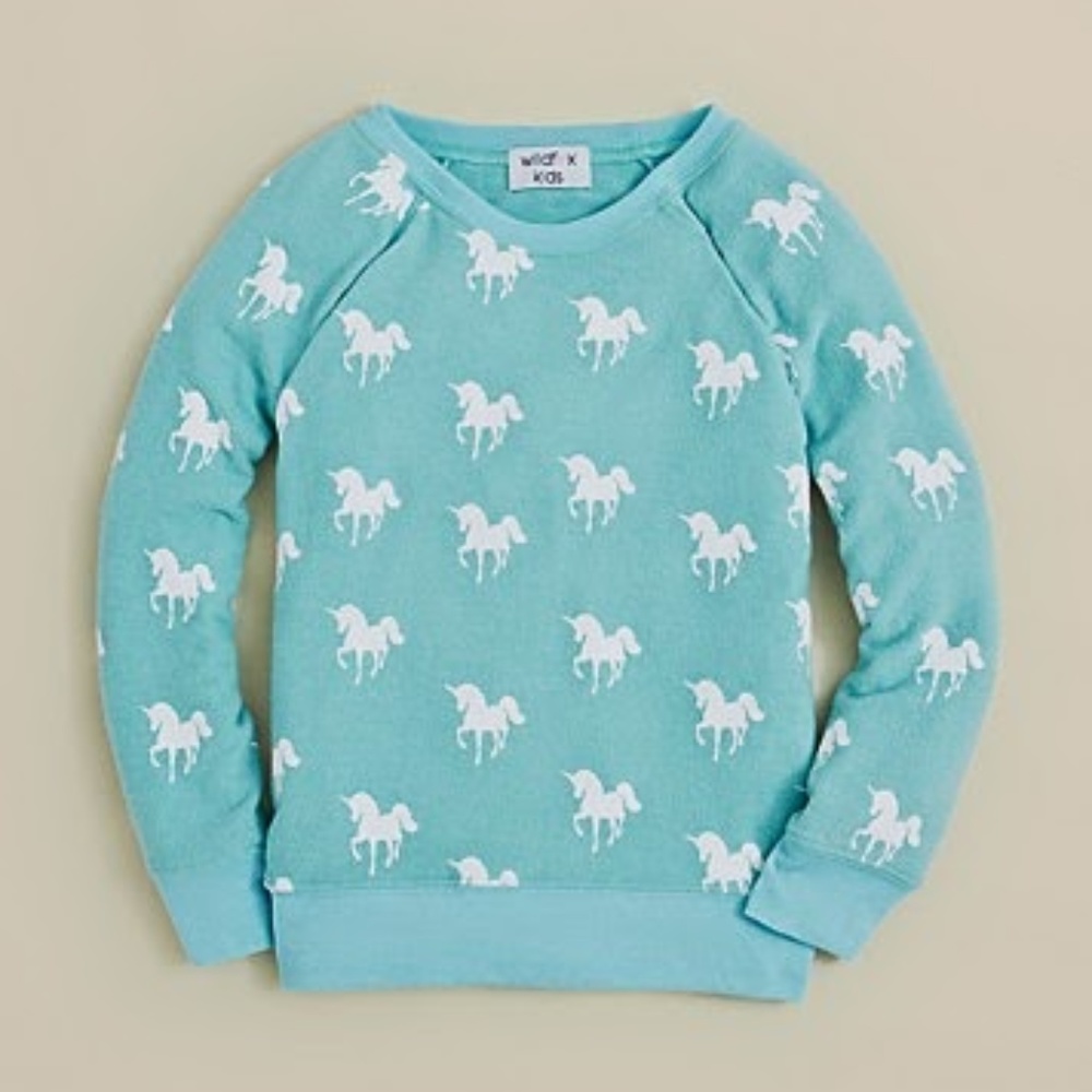 Wildfox Kids Unicorn Sweater Sweatshirt (14)